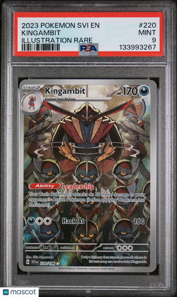2023 Pokemon Svi EN-Scarlet & Violet Kingambit Illustration Rare PSA 9 #220