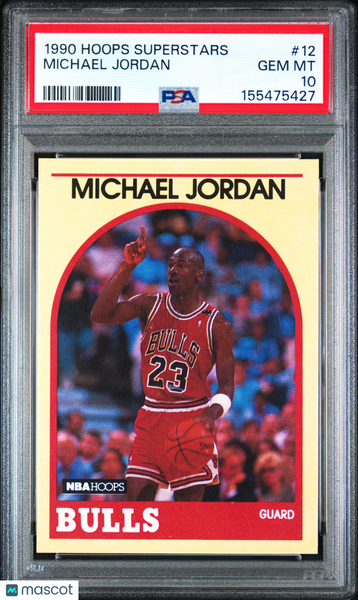 Michael Jordan - 1990 Hoops Superstars PSA 10