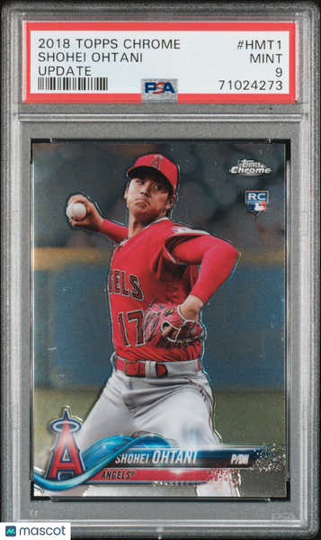 Shohei Ohtani - 2018 Topps Chrome Update PSA 9
