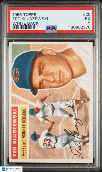 Ted Kluszewski - 1956 Topps White Back PSA 5