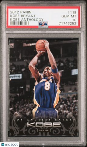 Kobe Bryant - 2012 Panini Kobe Anthology PSA 10