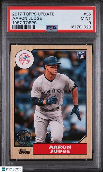Aaron Judge - 2017 Topps Update 1987 Topps #35 PSA 9
