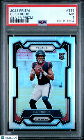 CJ Stroud - 2023 Panini Prizm Silver PSA 7