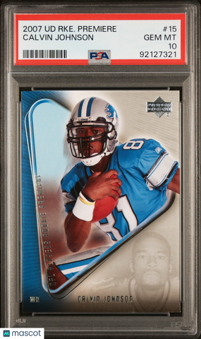 Calvin Johnson - 2007 Upper Deck Rookie Premiere PSA 10