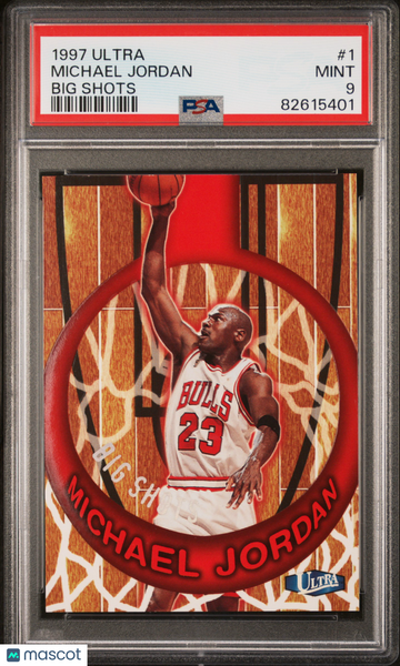 Michael Jordan - 1997 Ultra Big Shots PSA 9