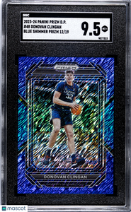 Donovan Clingan - 2023 Panini Prizm Draft Picks Blue Shimmer SGC 9.5 /19