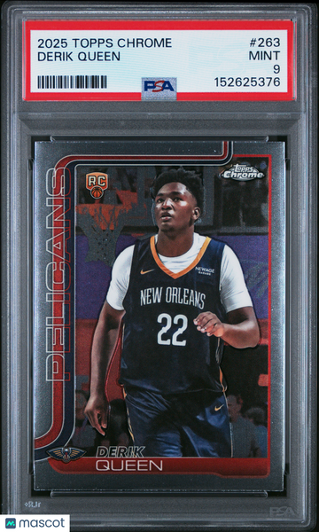 Derik Queen - 2025 Topps Chrome PSA 9