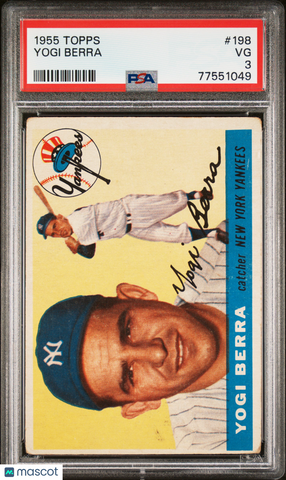 Yogi Berra - 1955 Topps PSA 3