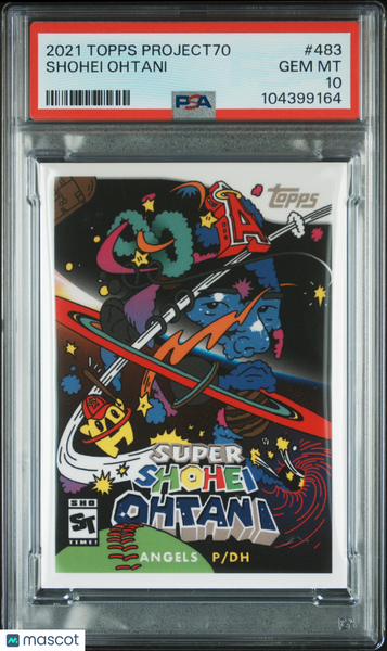 Shohei Ohtani - 2021 Topps Project70 PSA 10