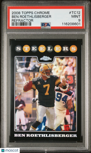 Ben Roethlisberger - 2008 Topps Chrome Refractor PSA 9