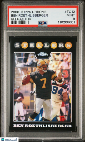 Ben Roethlisberger - 2008 Topps Chrome Refractor PSA 9