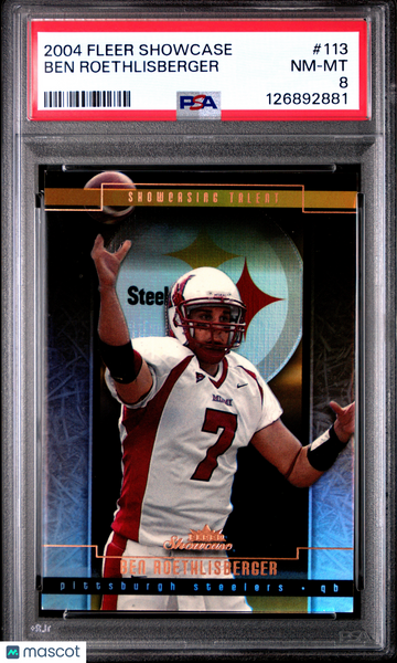 Ben Roethlisberger - 2004 Fleer Showcase PSA 8 20/599