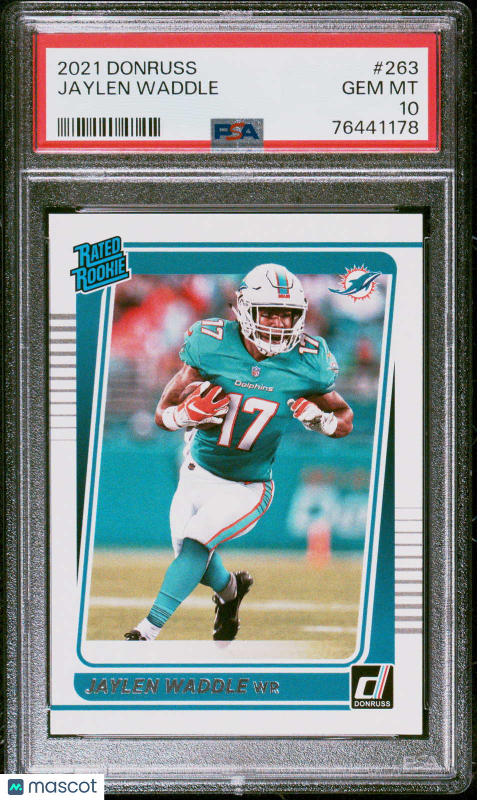 Jaylen Waddle - 2021 Panini Donruss PSA 10
