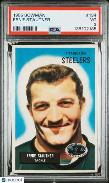 Ernie Stautner - 1955 Bowman PSA 3