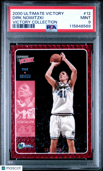 Dirk Nowitzki - 2000 Ultimate Victory Collection PSA 9 285/350