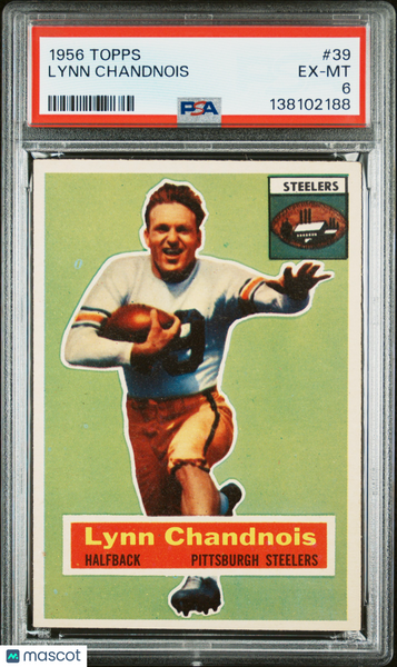 Lynn Chandnois - 1956 Topps PSA 6