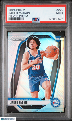 Jared Mccain - 2024 Panini Prizm Silver PSA 9
