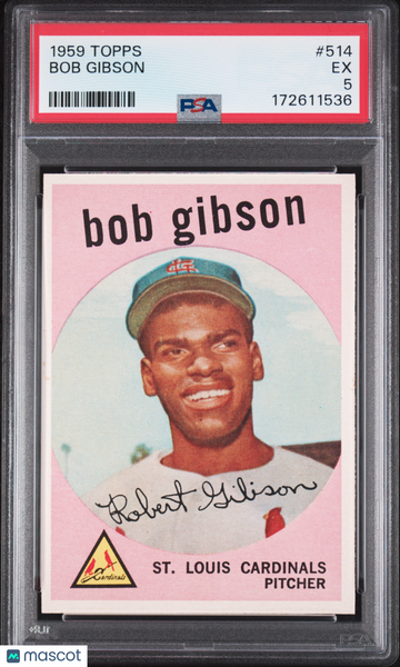 Bob Gibson - 1959 Topps PSA 5