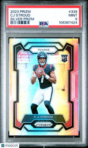 CJ Stroud - 2023 Panini Prizm Silver PSA 9