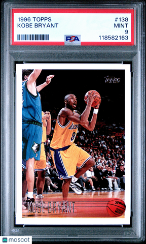 Kobe Bryant - 1996 Topps Rookie PSA 9