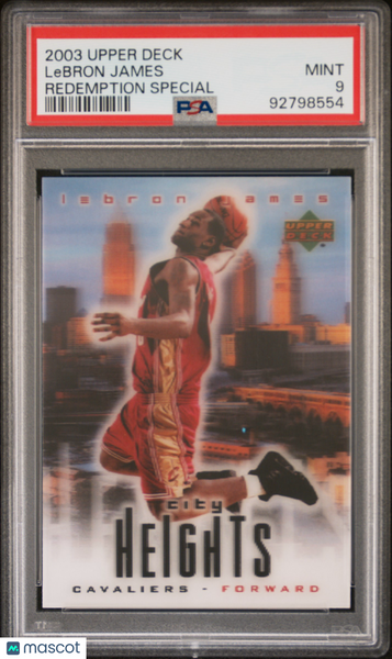 LeBron James - 2003 Upper Deck Redemption Special Rookie PSA 9