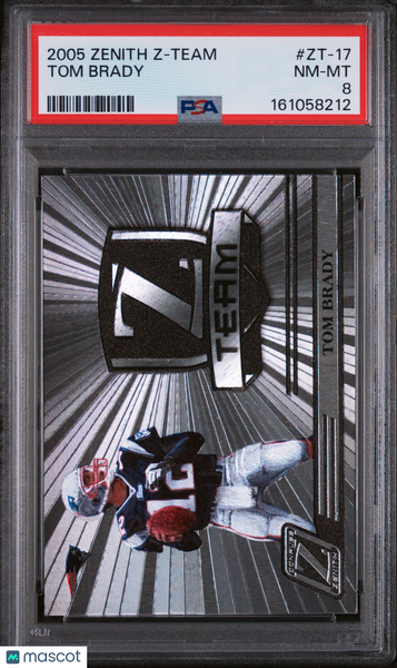 Tom Brady - 2005 Zenith Z-Team PSA 8