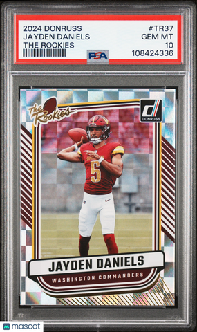 Jayden Daniels - 2024 Panini Donruss The Rookies PSA 10