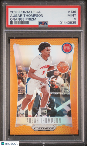 Ausar Thompson - 2023 Panini Prizm Deca Orange PSA 9