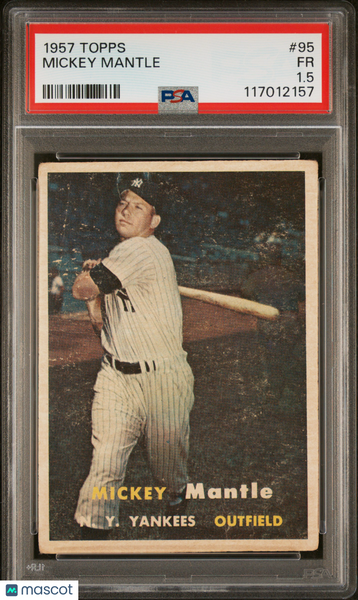 Mickey Mantle - 1957 Topps PSA 1.5