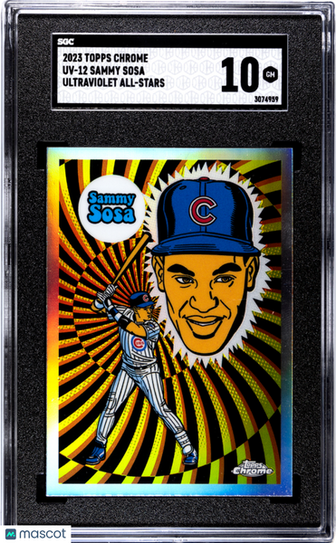 Sammy Sosa - 2023 Topps Chrome Uv A SGC 10