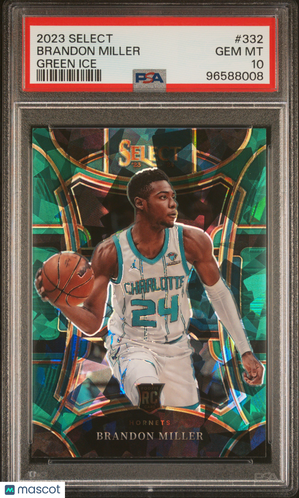 Brandon Miller - 2023 Panini Select Green Ice PSA 10