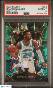Brandon Miller - 2023 Panini Select Green Ice PSA 10