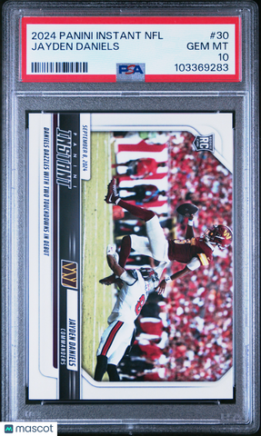 Jayden Daniels - 2024 Panini Instant NFL PSA 10