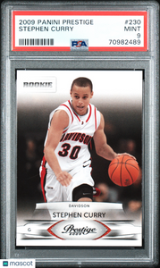 Stephen Curry - 2009 Panini Prestige PSA 9