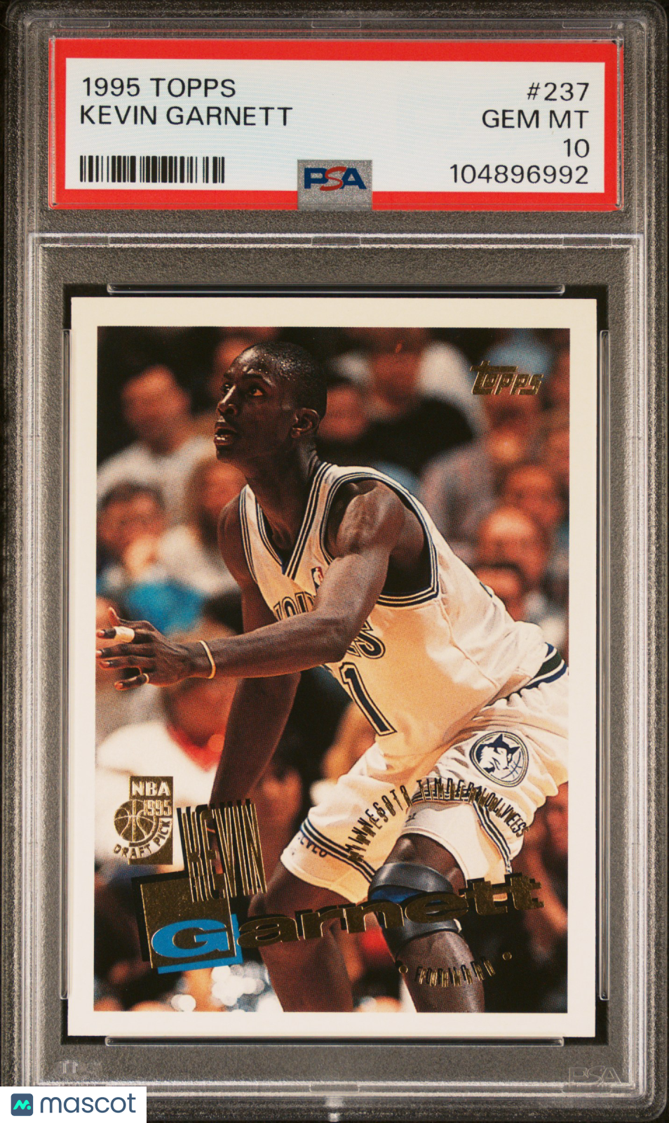 Kevin Garnett - 1995 Topps PSA 10