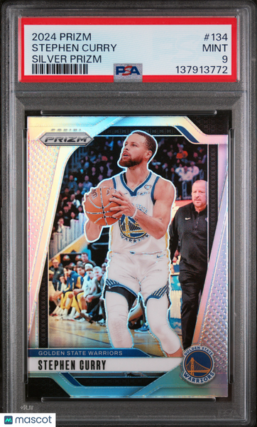 Stephen Curry - 2024 Panini Prizm Silver PSA 9
