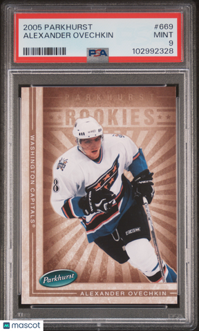 Alexander Ovechkin - 2005/06 Parkhurst Hockey PSA 9 #669 Washington