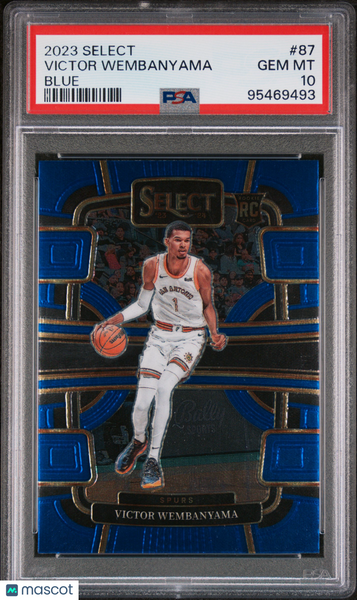 Victor Wembanyama - 2023 Panini Select Blue PSA 10