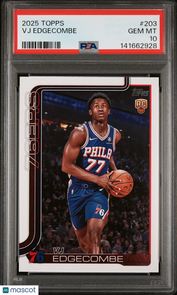 VJ Edgecombe - 2025 Topps PSA 10