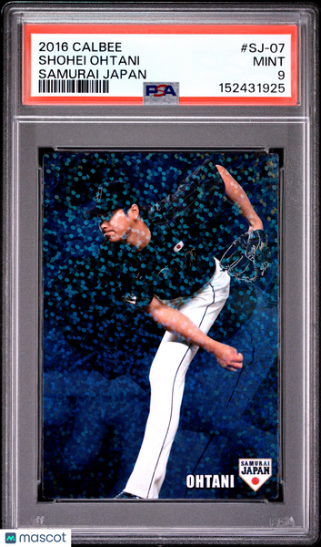 Shohei Ohtani - 2016 Calbee Samurai Japan PSA 9