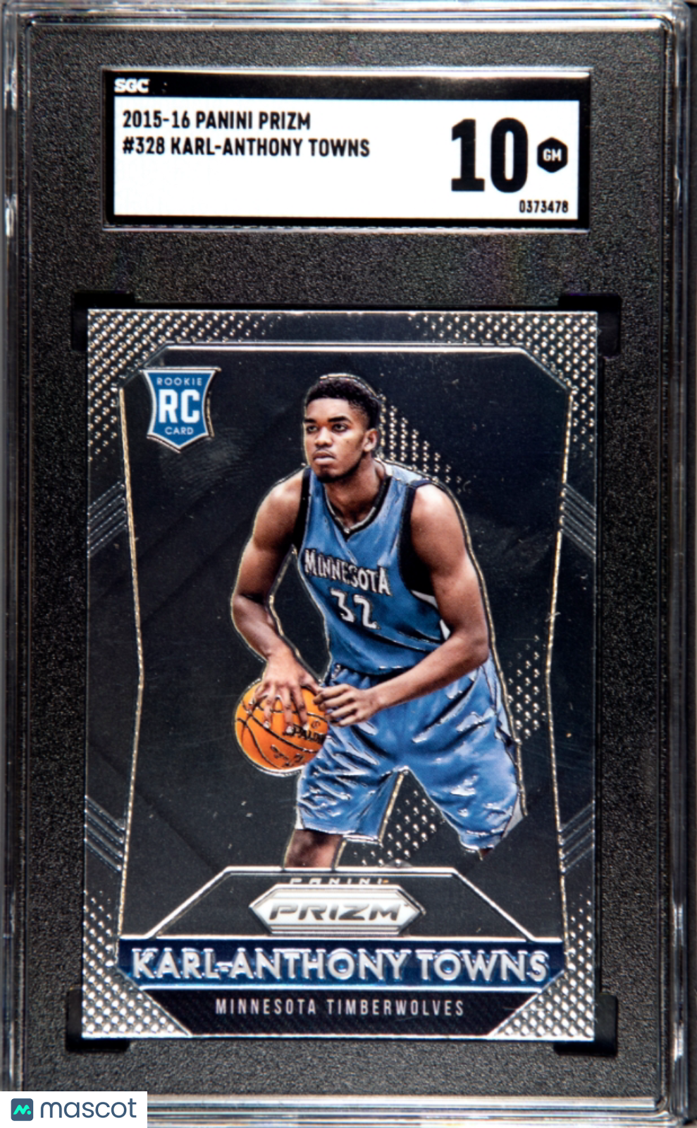Karl-Anthony Towns - 2015 Panini Prizm SGC 10