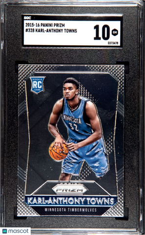 Karl-Anthony Towns - 2015 Panini Prizm SGC 10