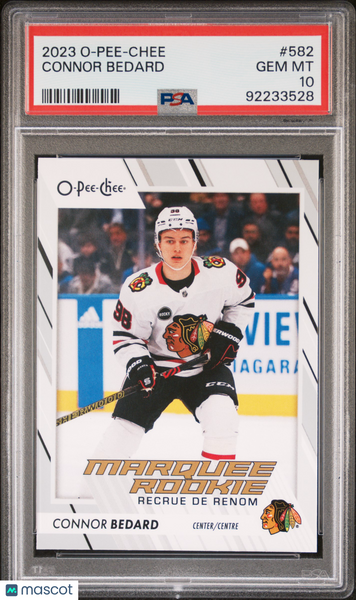 Connor Bedard - 2023 Upper Deck O-Pee-Chee #582 PSA 10