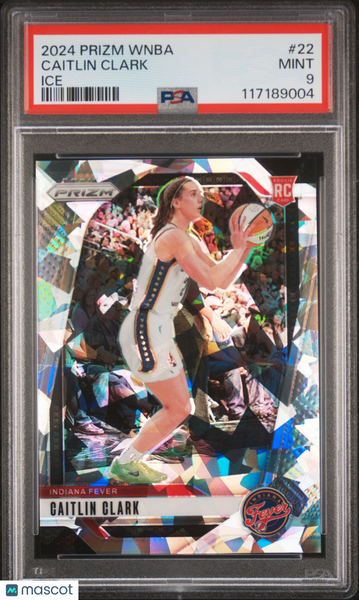 Caitlin Clark - 2024 Panini Prizm WNBA Ice PSA 9