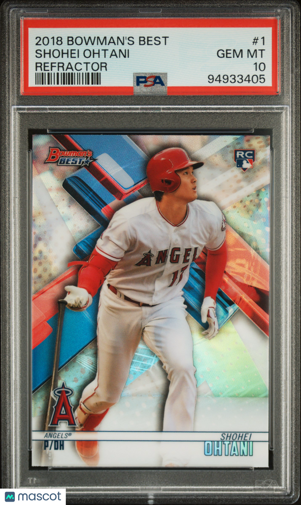 大谷翔平 2018 Bowman's Best Refractor Shohei Ohtani - 2018 Bowman's Best Refractor PSA 10