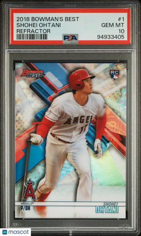 Shohei Ohtani - 2018 Bowman's Best Refractor PSA 10