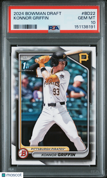 Konnor Griffin - 2024 Bowman Draft PSA 10