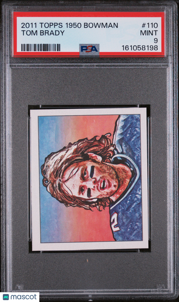 Tom Brady - 2011 Topps 1950 Bowman #110 PSA 9