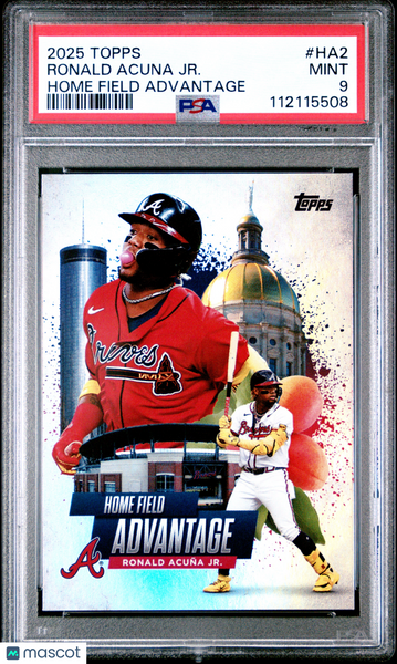 Ronald Acuna JR. - 2025 Topps Home Field Advantage #HA2 PSA 9