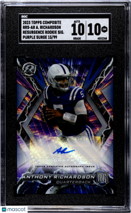 Anthony Richardson 2023 Topps Composite Resurgence Rookie Purple Auto SGC 10 /99